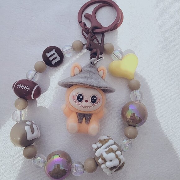 THE MONSTERS Dangling LABUBU Charm keychain, mobile phone chain, bag chain #8 - Picture 1 of 2